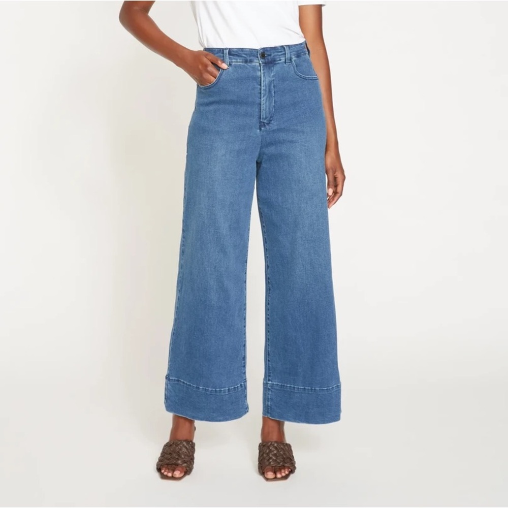 Universal Standard Carrie High Rise Wide Leg Jeans
